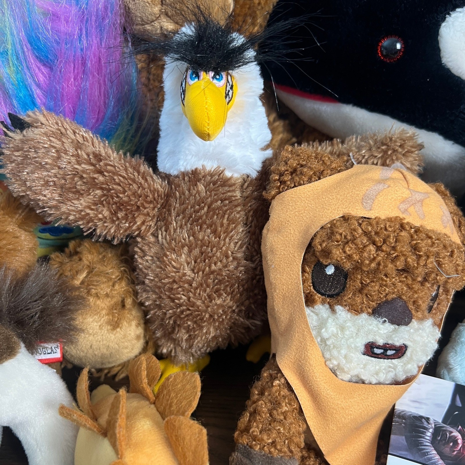 Plush Toys Collection Star Wars Mario Dry Bones Lion Troll Shamu Lot of 13