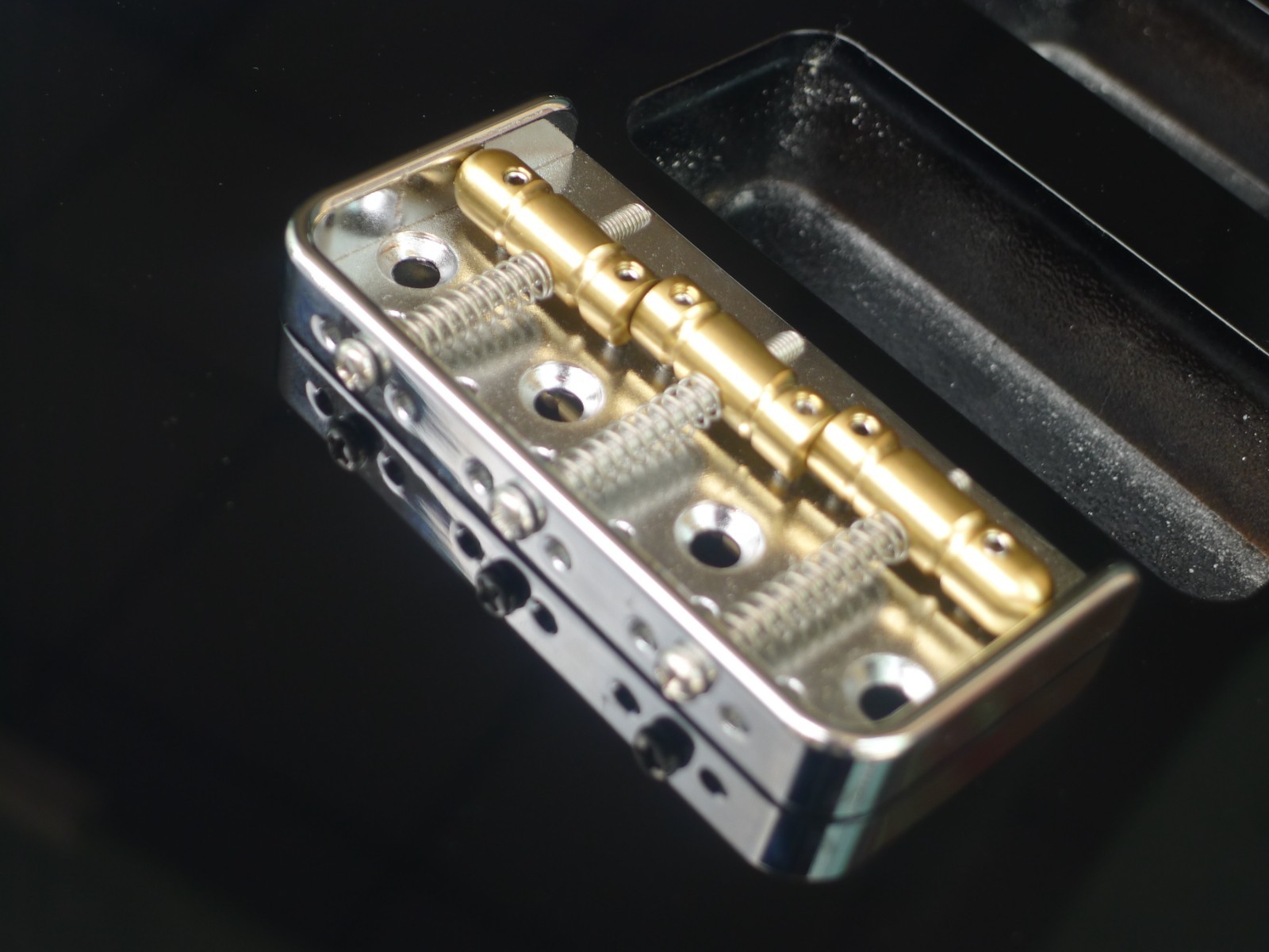 Tele Style Guitar Body 3pcs Alder Black Fit 3pcs P90 With Half Bridge ≦4.8Lbs