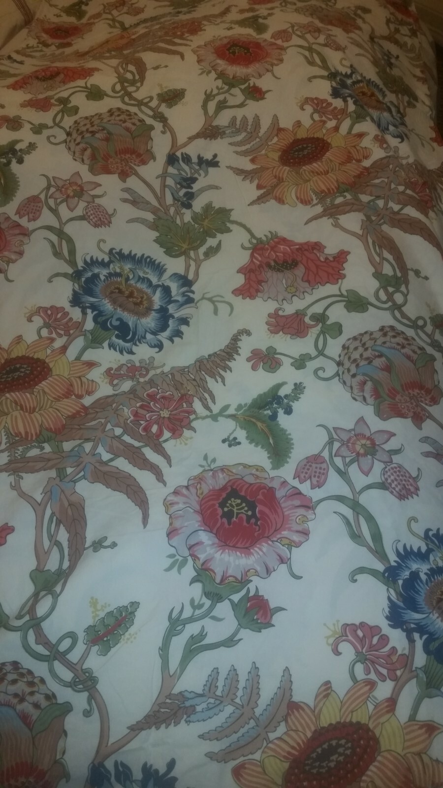 RARE Pottery barn Reagan Palampore Floral TWIN duvet comforter insert