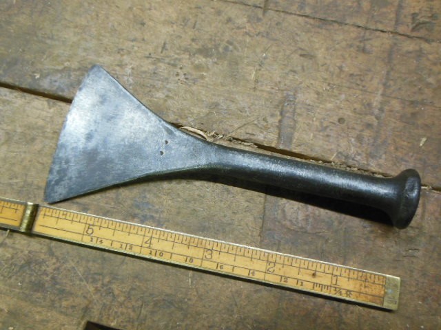 Vintage ship builder caulking iron  old carpenter tool