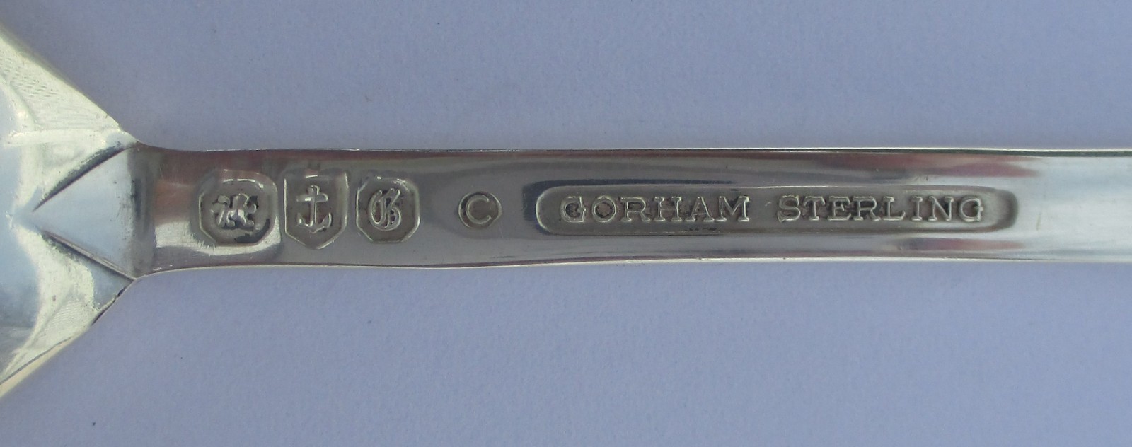 Gorham 1973 Sterling Silver Christmas Spoon Green Enameling, Bells