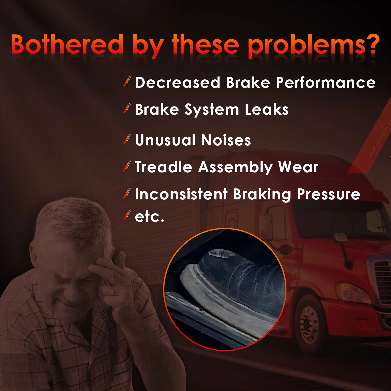 E-3 Single Circuit Foot Brake Control Valve For Haldex Bendix Automann KN22100