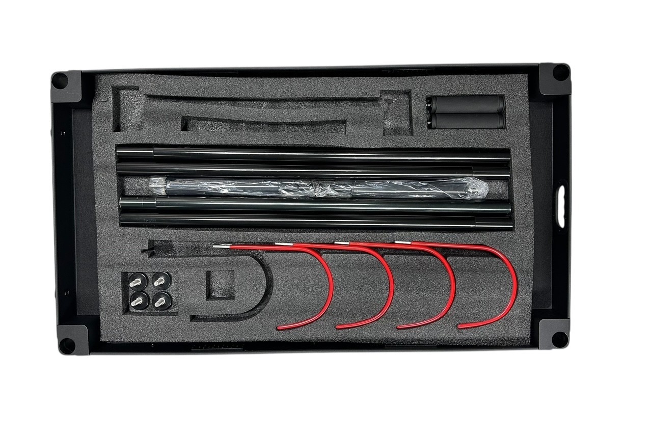 Studio Wheel Video Production Travel Cart Casters, Dual Handles Collapsible