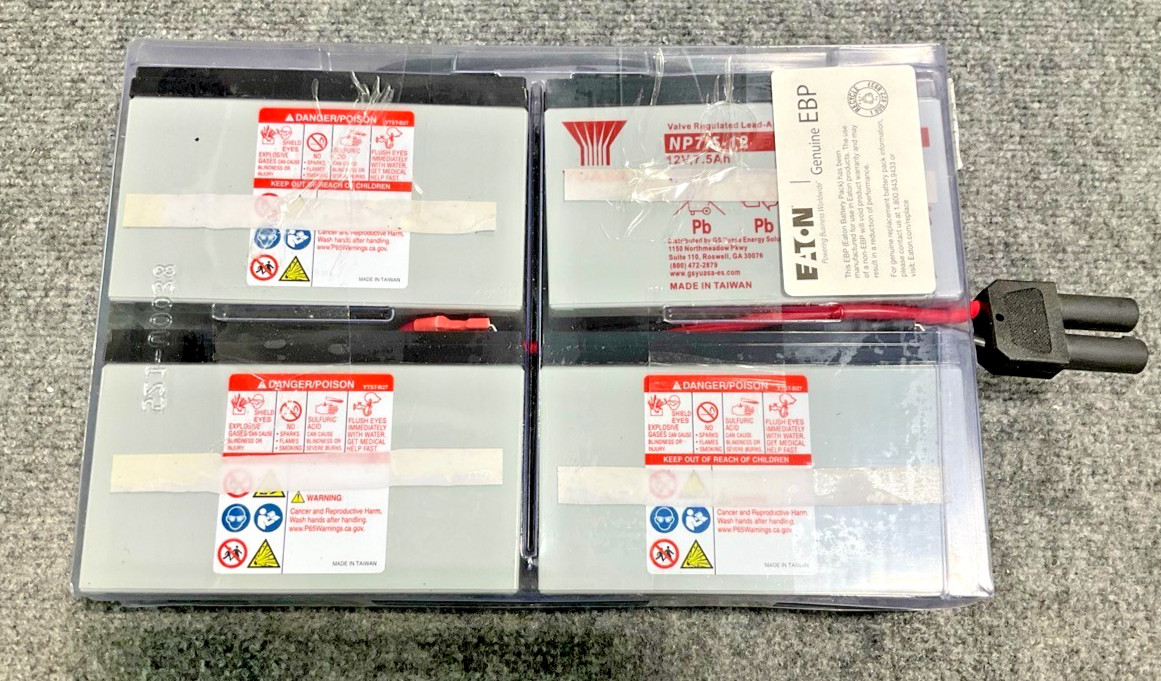 Eaton Replacement Battery Cartridge EBP-1001 ✅ ❤️️ ✅ NEW! OPEN BOX! ✅ ❤️️ ✅