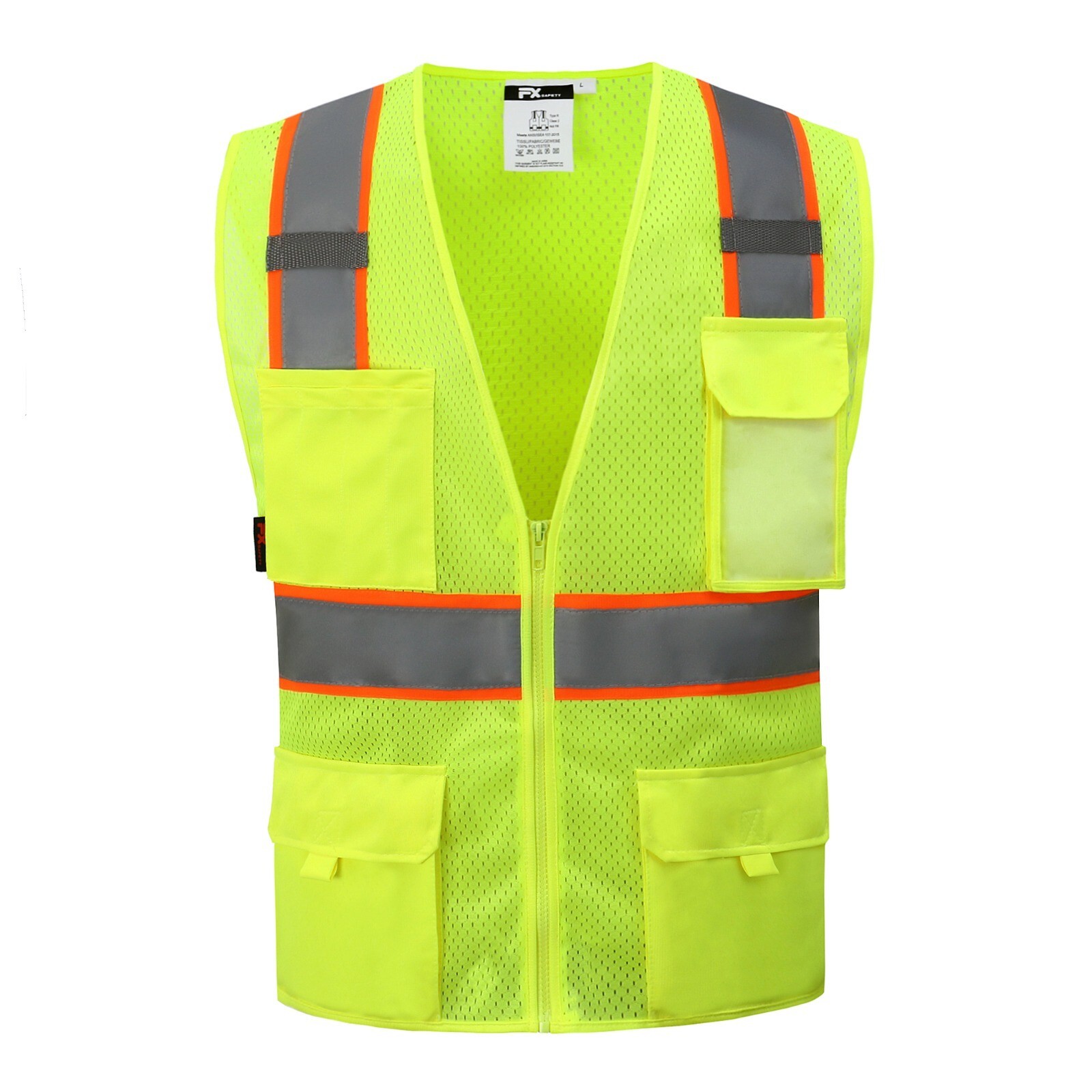Two Tones Safety Vest ,With Multi-Pocket