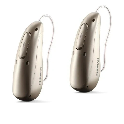 Phonak Audeo Sphere Ultra Infinio I90 PAIR Silver + Free Charger-USA Seller