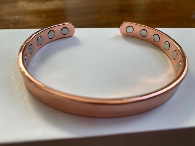 Pure Copper Bracelet 12 Powered Magnets Fashion Arthritis Men Women Cuff New