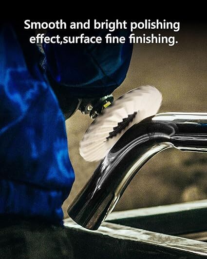 12Pack 4.5in Felt Flap Disc Wool Polishing Buffing Wheel Pad for Angle Grinder