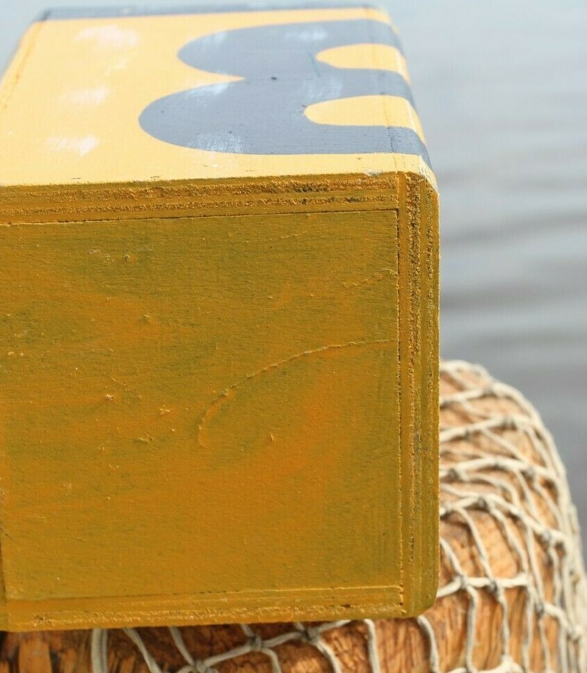 Weathered Look Vintage Replica Wood Buoy Float - WF-3