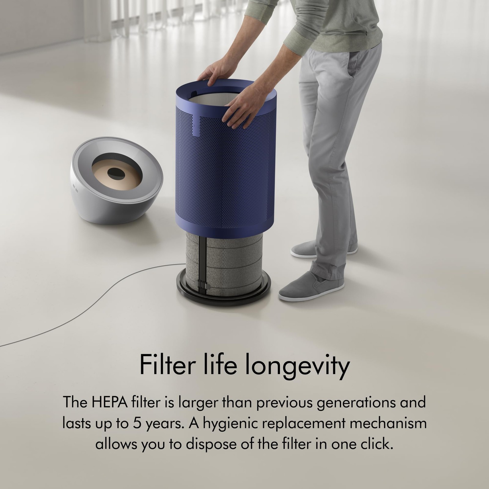 Dyson Purifier Big+Quiet Formaldehyde BP03 (Nickel/Prussian Blue)