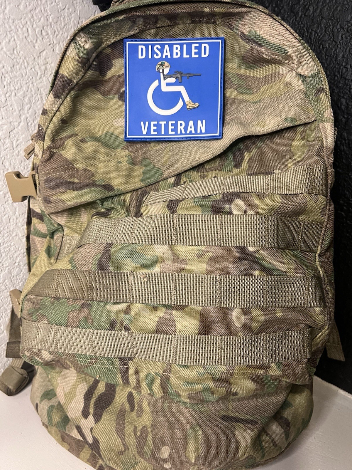 Disabled Veteran Morale Patch Military Tactical Hook & Loop Veteran Patch Humor