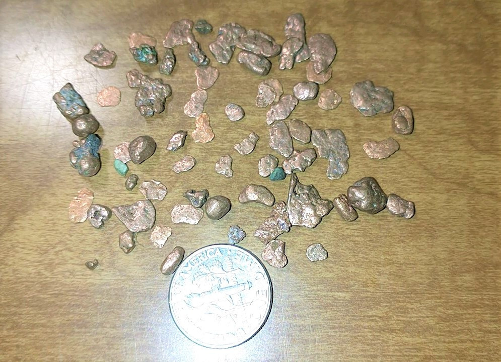 Keweenaw Natural Copper Mini-Nuggets (50+) Arts Crafts Jewelry