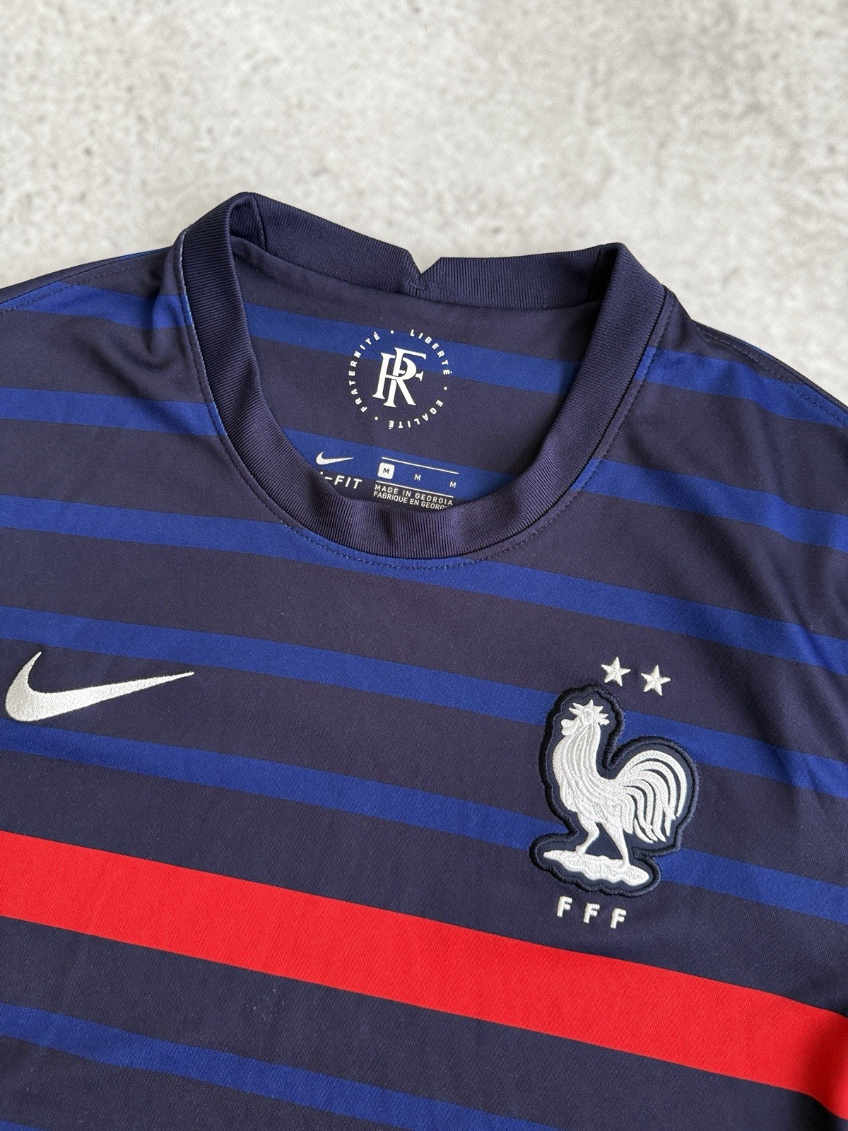France 2020 2022 Football Soccer Jersey Nike CD0700-498 sz M Men