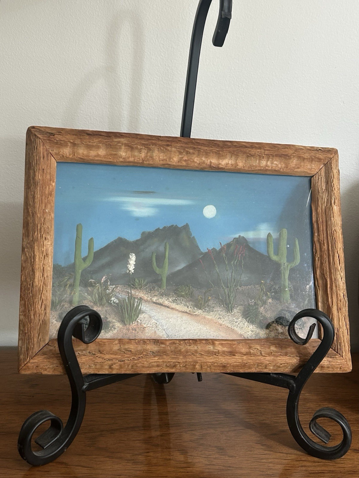 VTG Landscape View Co. Tucson Arizona 3-D Desert Scene Diorama 10” x 7.5”