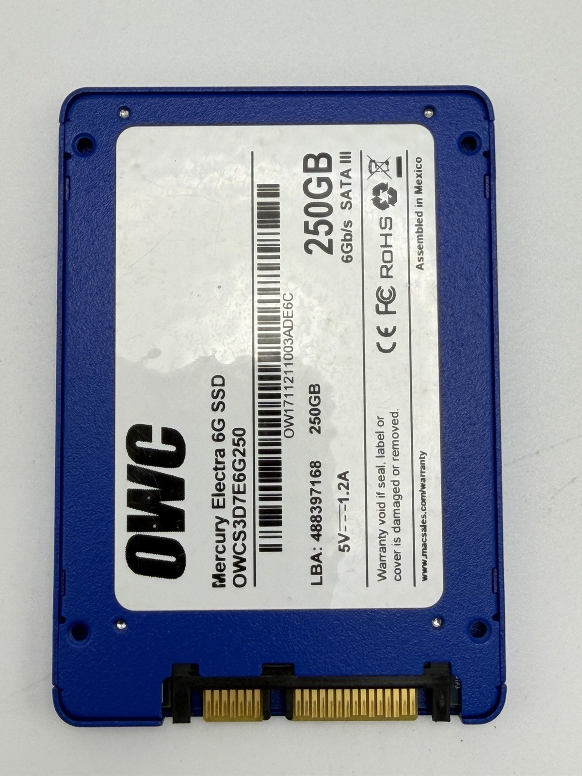 250GB / 256GB SATA 2.5" SSD - Mixed Brands, Tested/working HIHG Health, 1pc