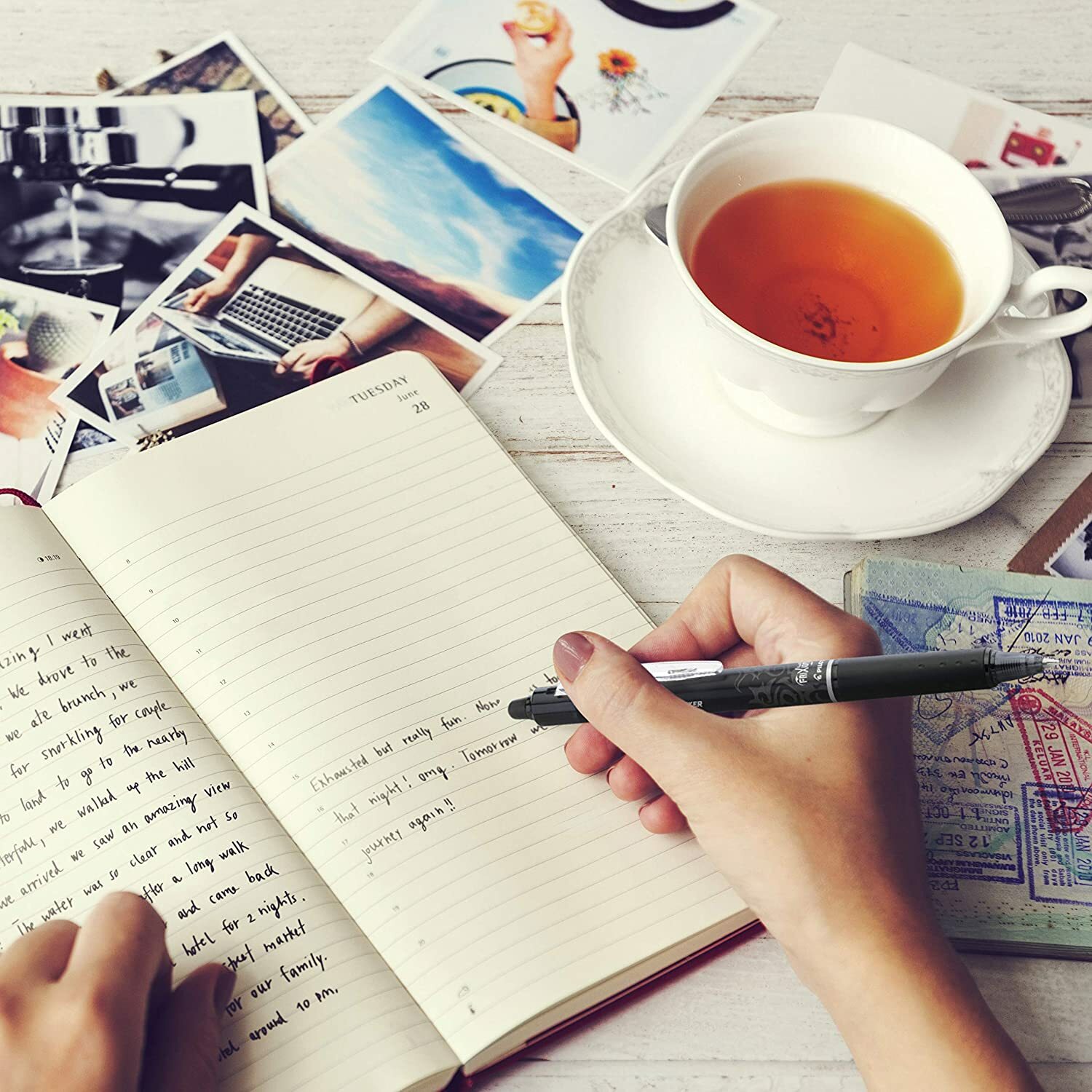 Pilot FriXion Ball Erasable Gel Ink Refills, Fine Point, 3 Packs of 2 Refills