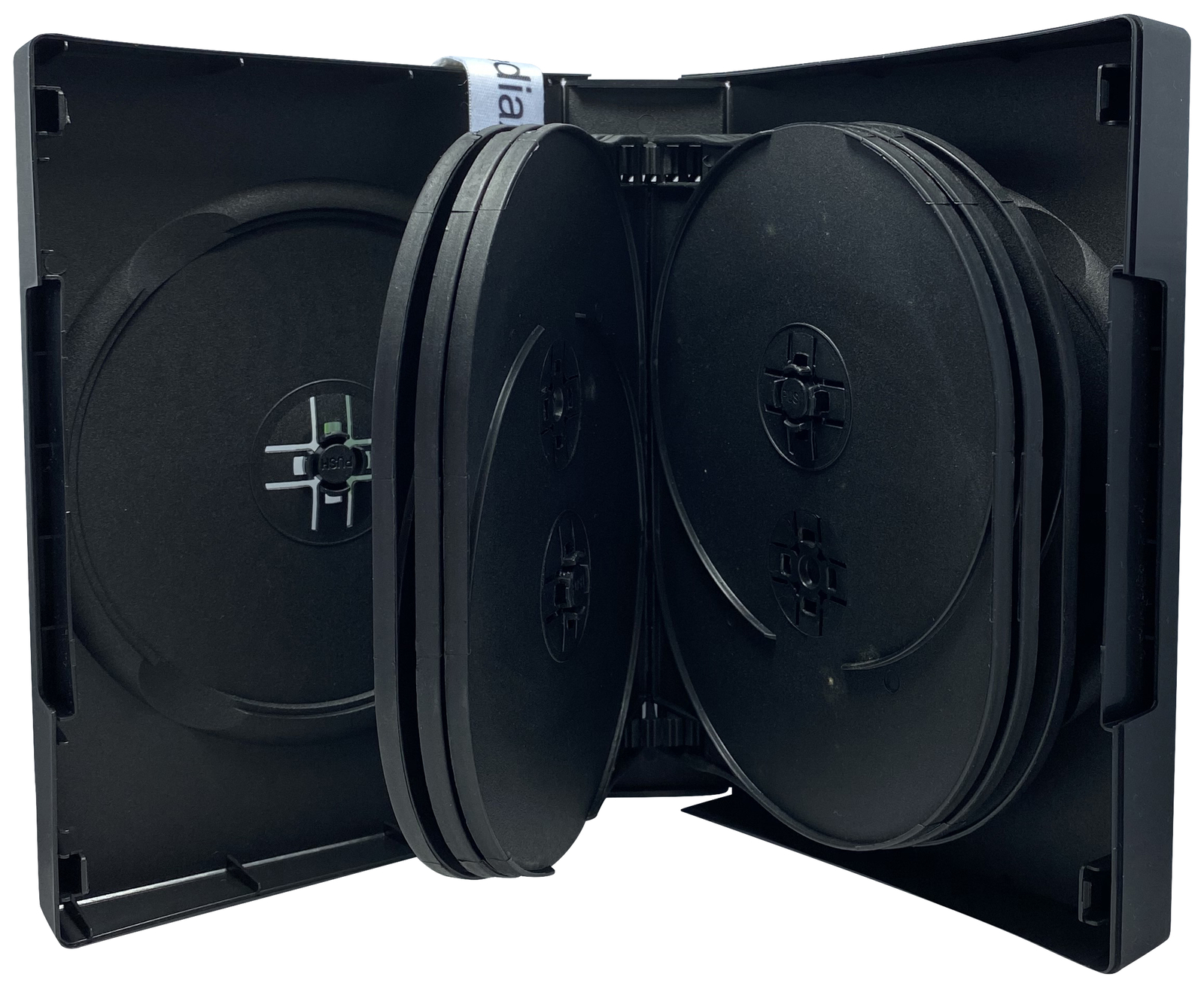 Black 14 Disc DVD Cases Lot