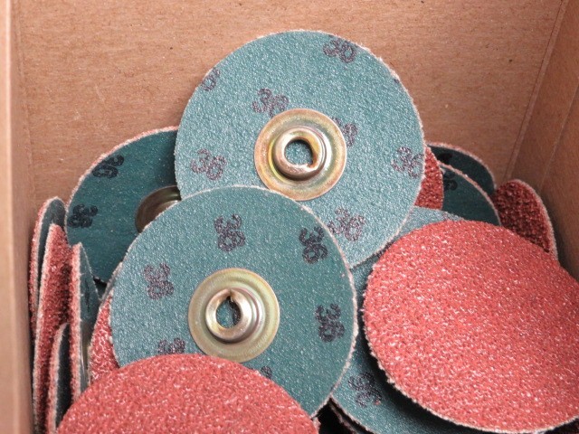 50 ) STANDARD ABRASIVES TS 522452 QUICK CHANGE, 2 INCH, A/O, 36 GRIT, 2 PLY DISC