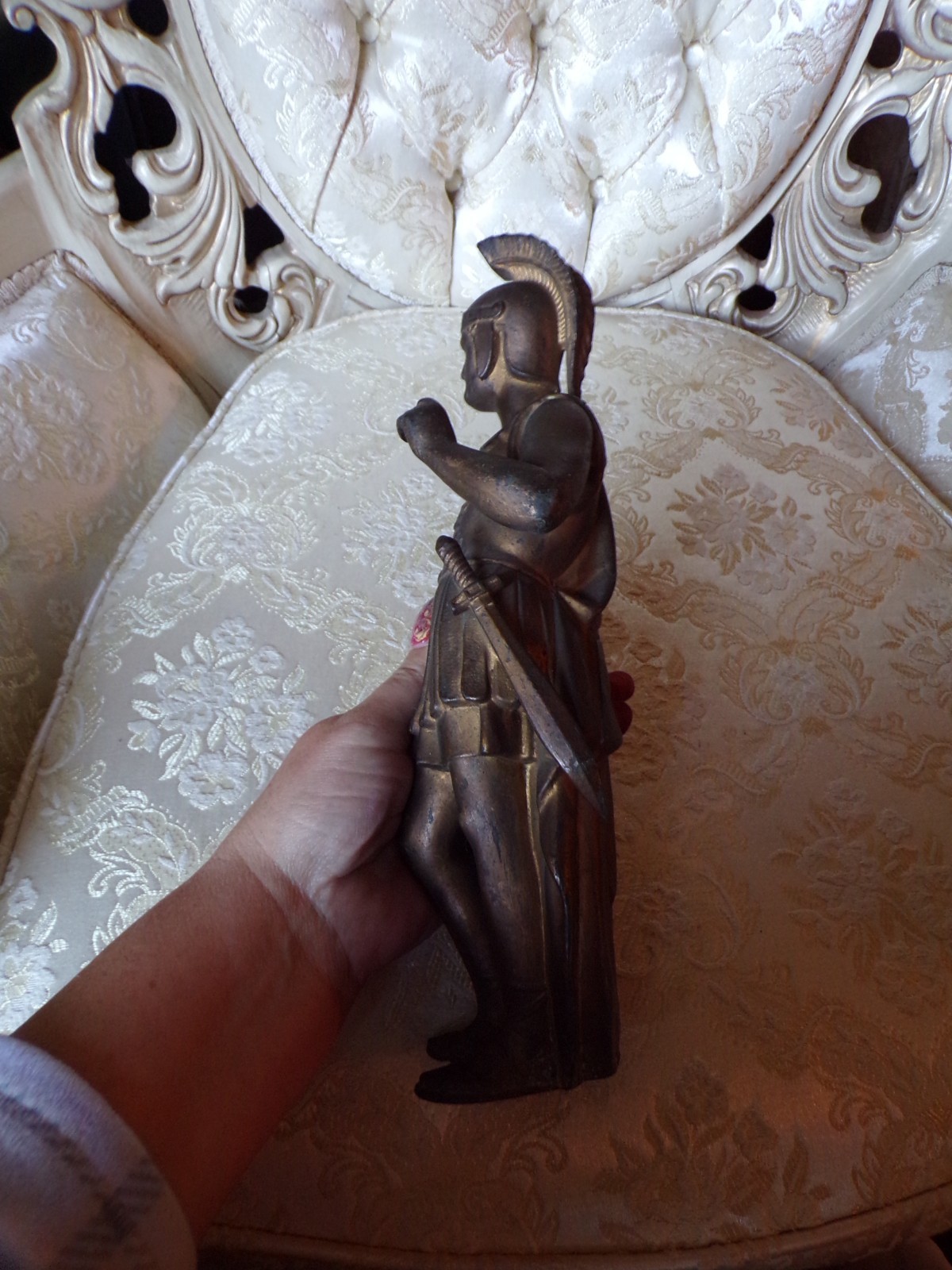 Antique Bronze Roman Solider