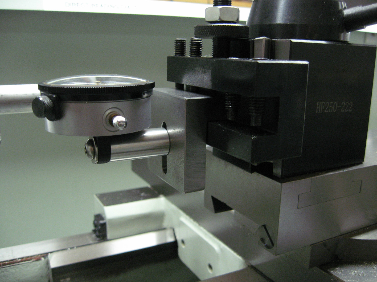 Dial Indicator Holder, Lathe Indicator Mount, BXA, AXA tool post's, Lathe Tool