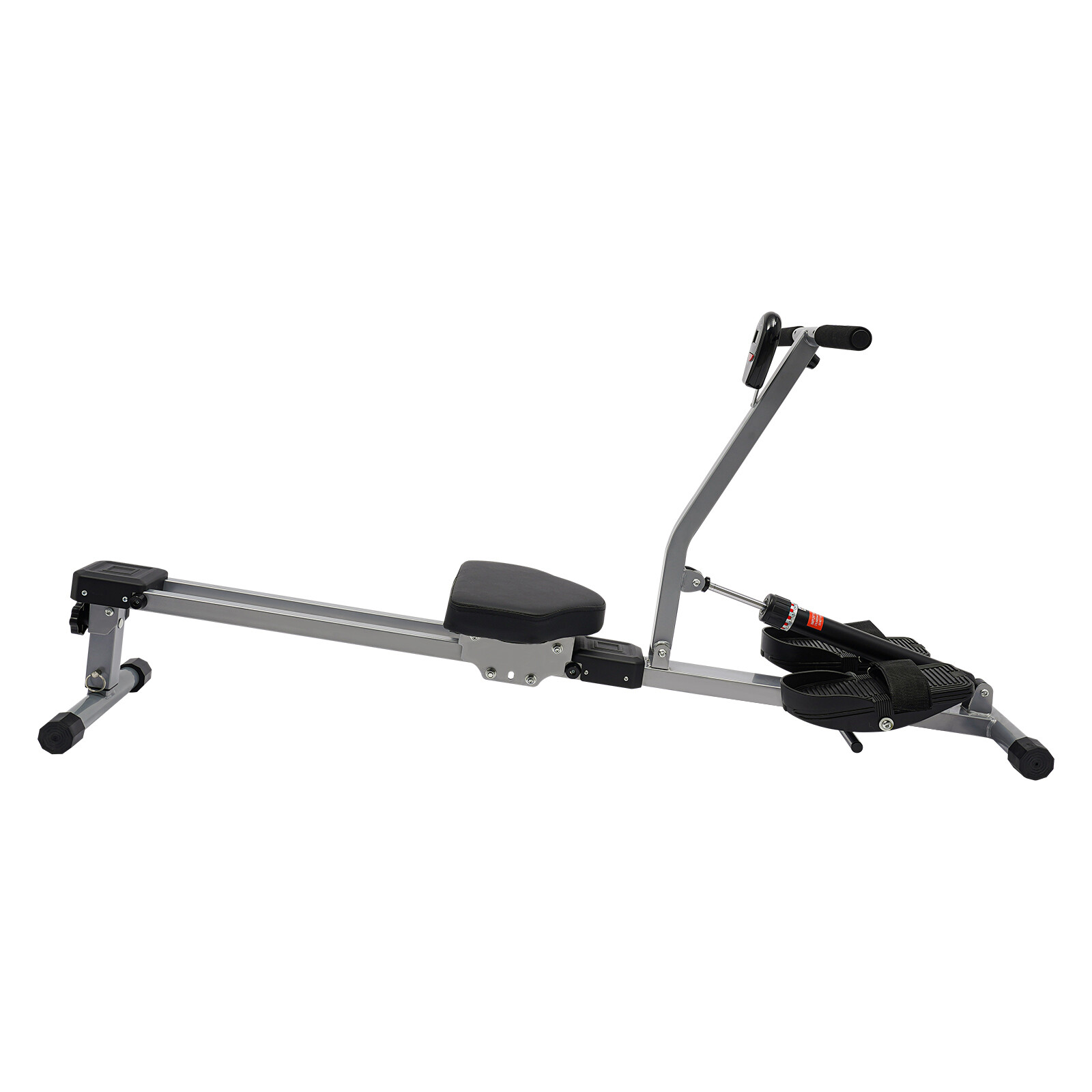Home Rowing Foldable Rowing Exercise Machine Hydraulic Rowing Machine LED Meter