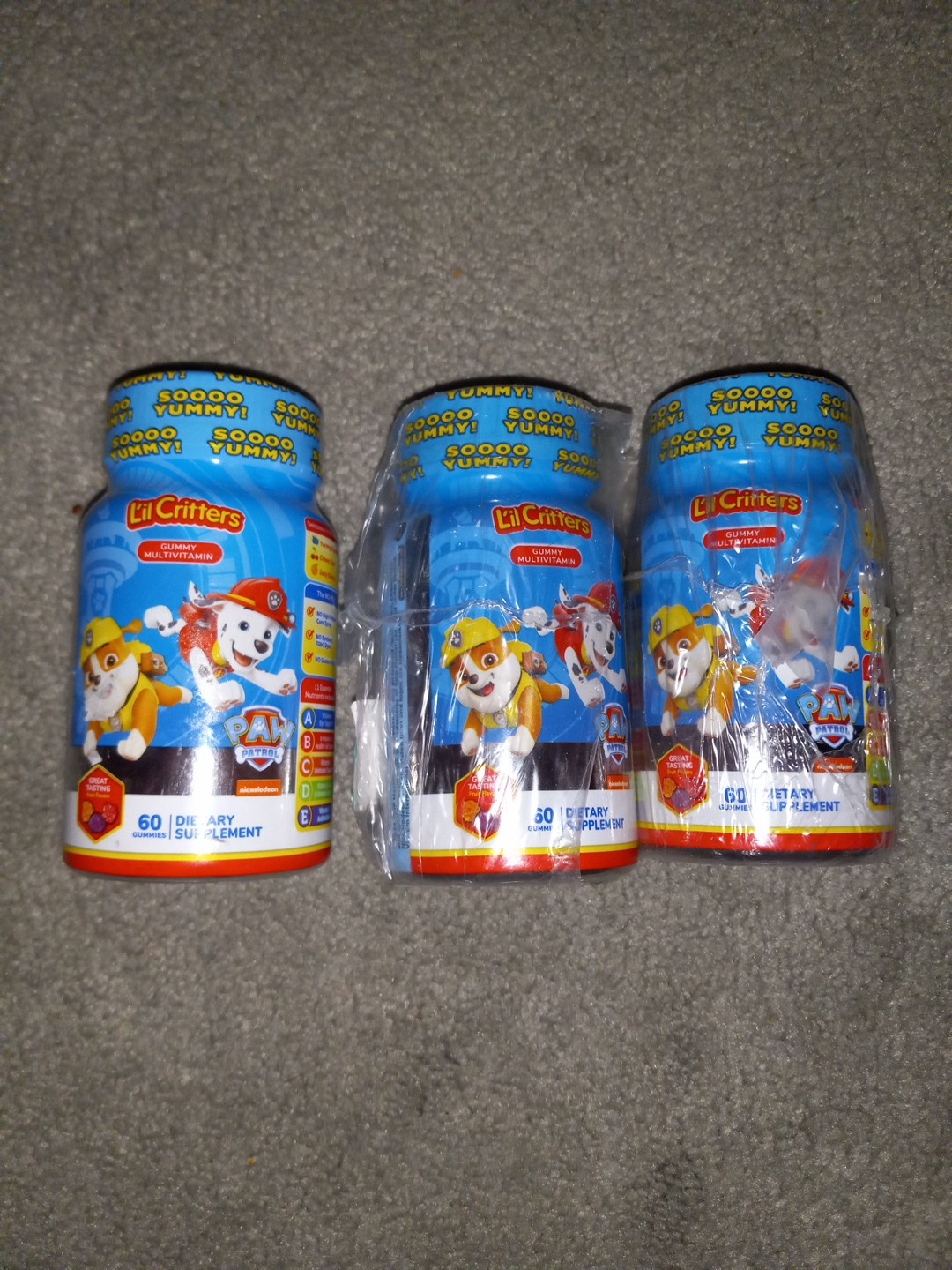 3x Lil'Critters 60 Gummies Multivitamin