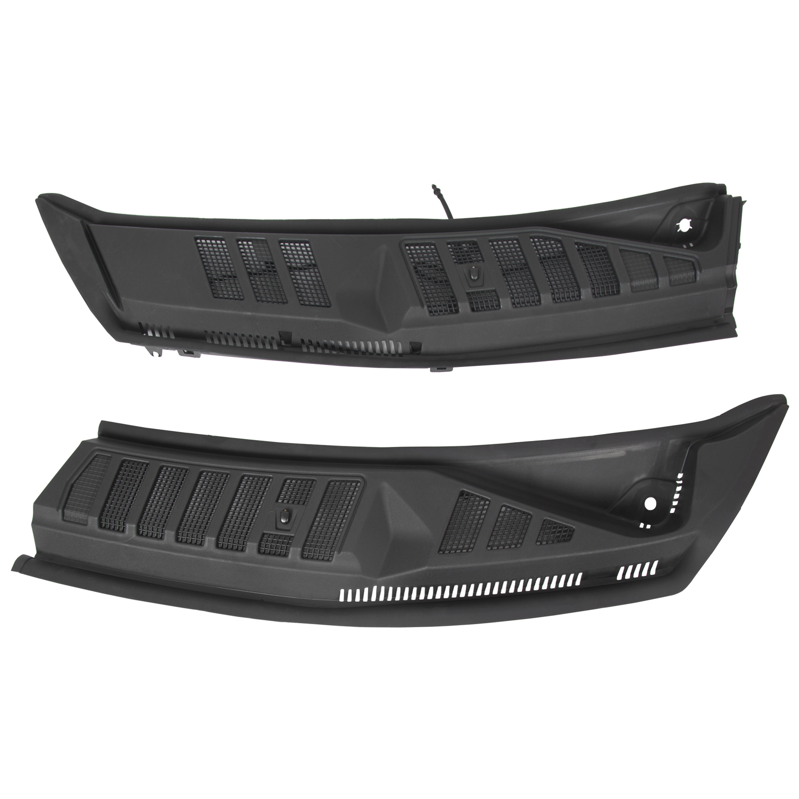 For 2015-2020 16 17 18 Ford F150 Windshield Wiper Cowl Grille Insert Panels Pair