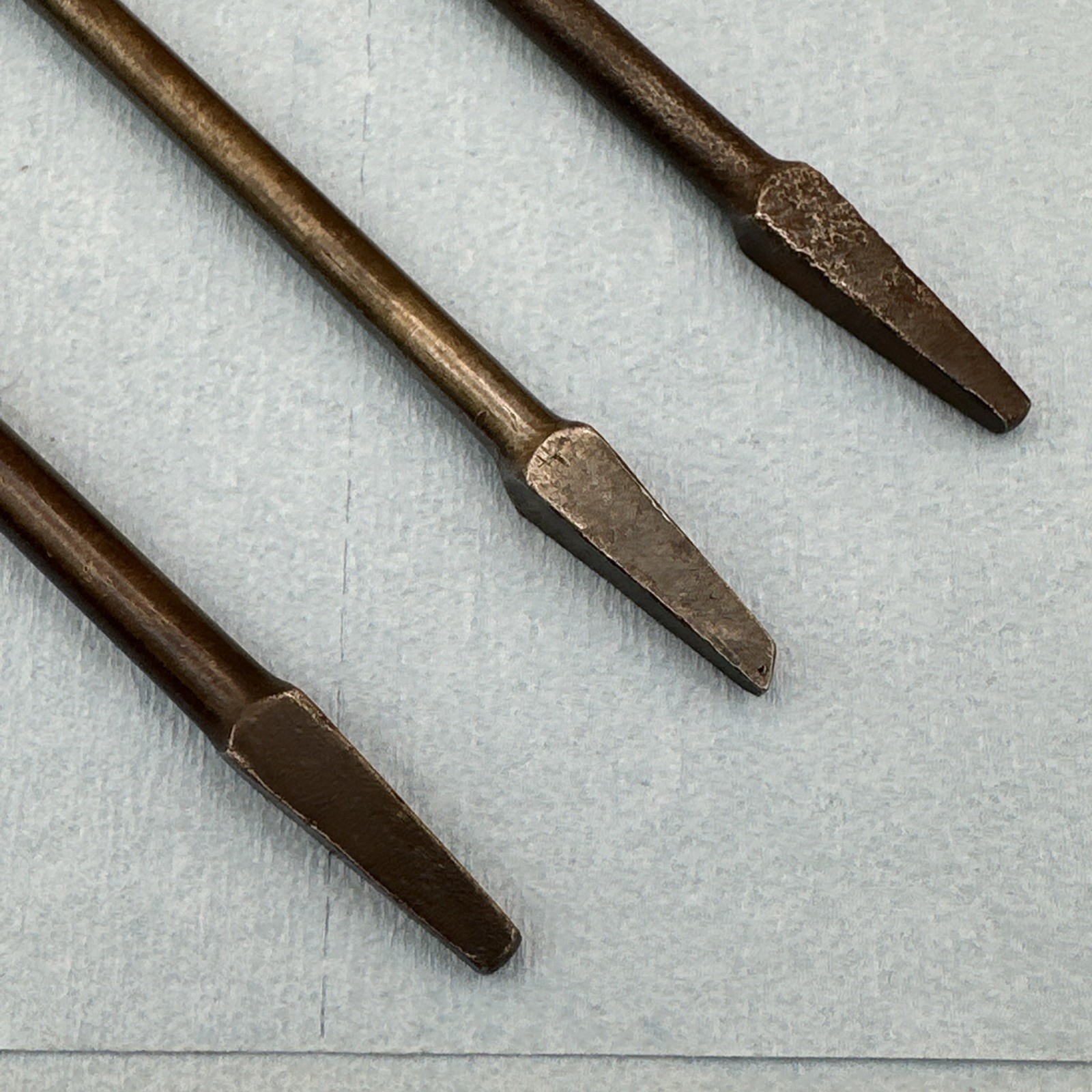 Three Cintage Russell Jennings Auger Bits