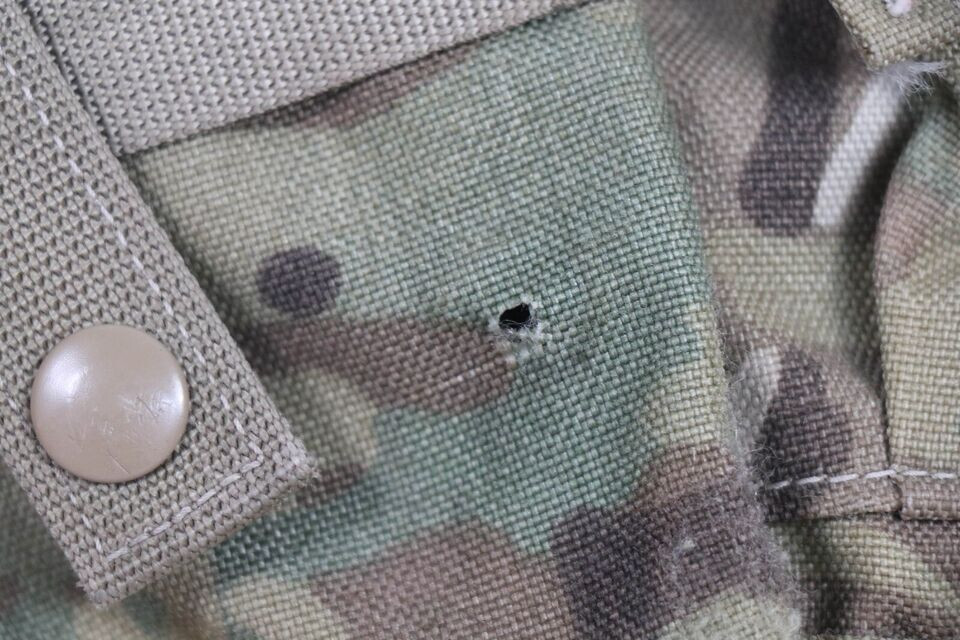 USGI Lot Of 2 OCP Multicam Molle Canteen Pouches (DEFECT / FOR REPAIR)