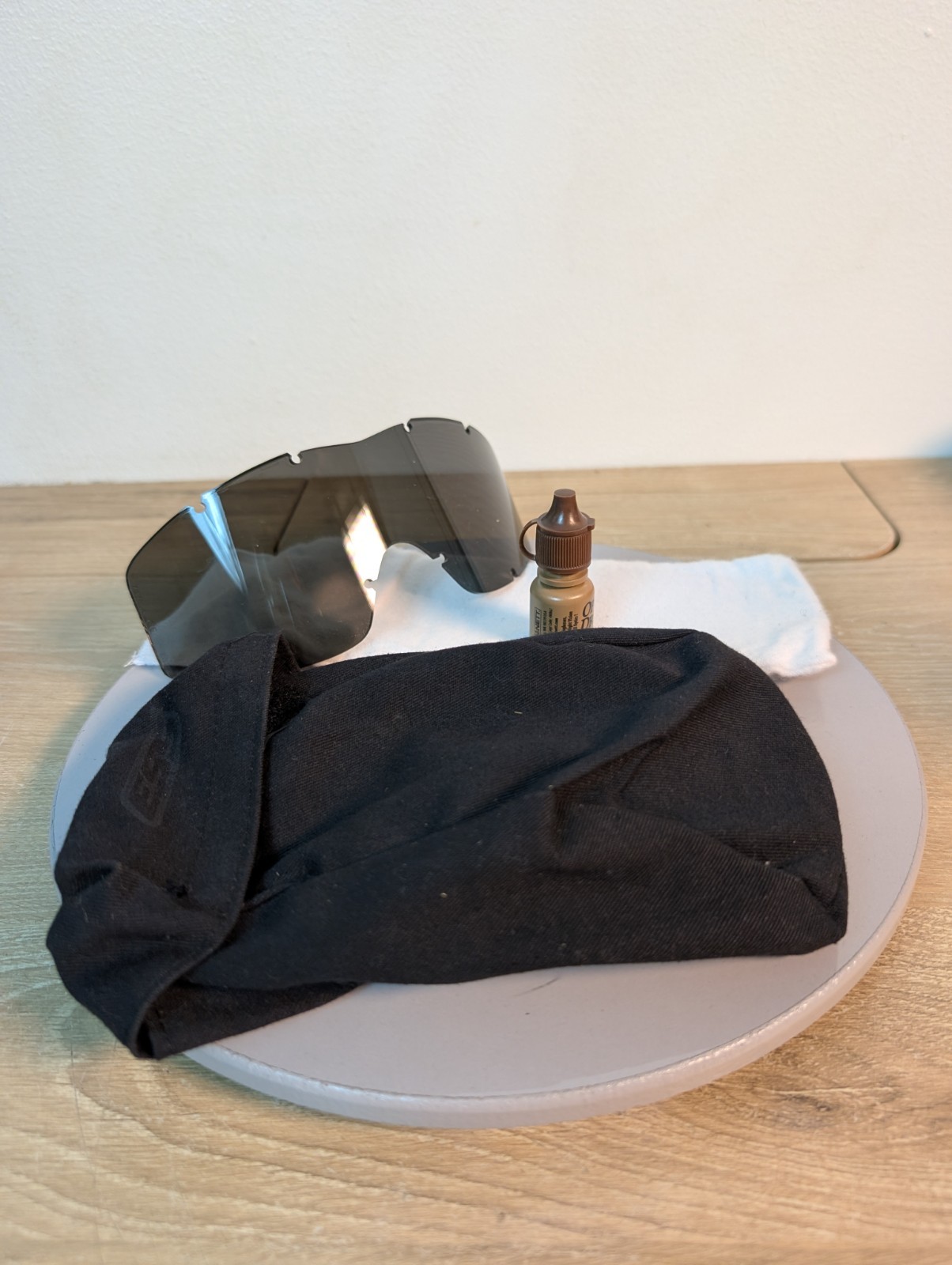 Replacement Dark Lens. ESS Eyewear Ice Black Lightweight Frameless Eyeshield