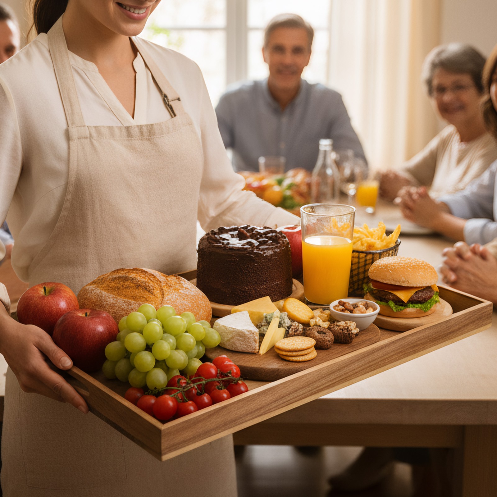 30"x22" Acacia Stove Cover Noodle Board w/ Juice Groove for Gas & Electric Stove