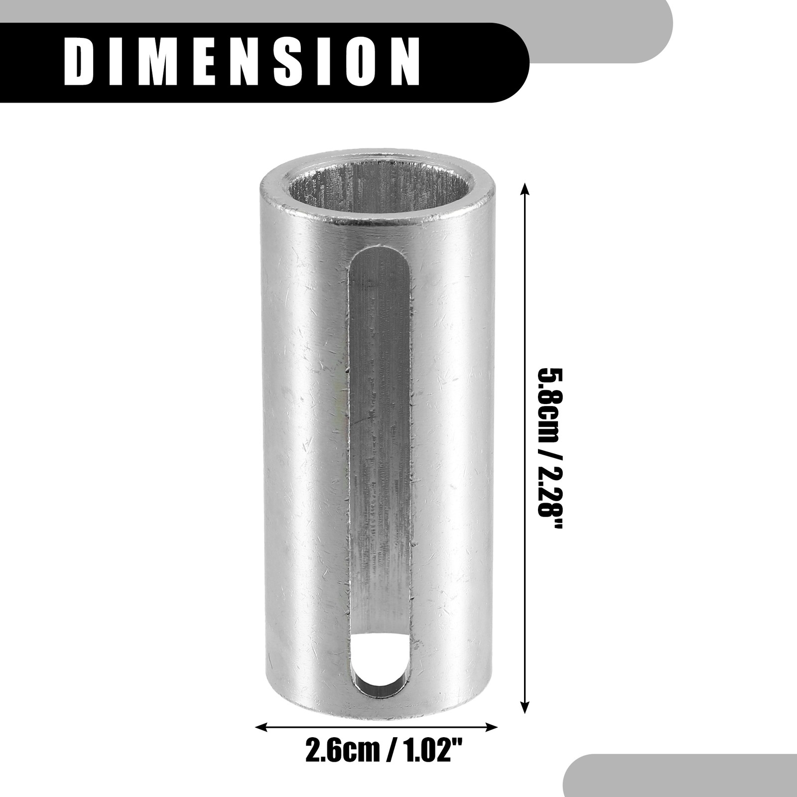 Universal Piece of 1 Engine Pulley Crank Shaft Sleeve Adapter 3/4" to 1"