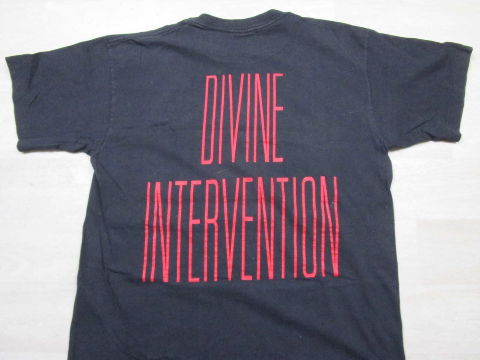 Vintage Slayer Band T Shirt (L) 1990's 2-Sided Brockum USA Devine Intervention