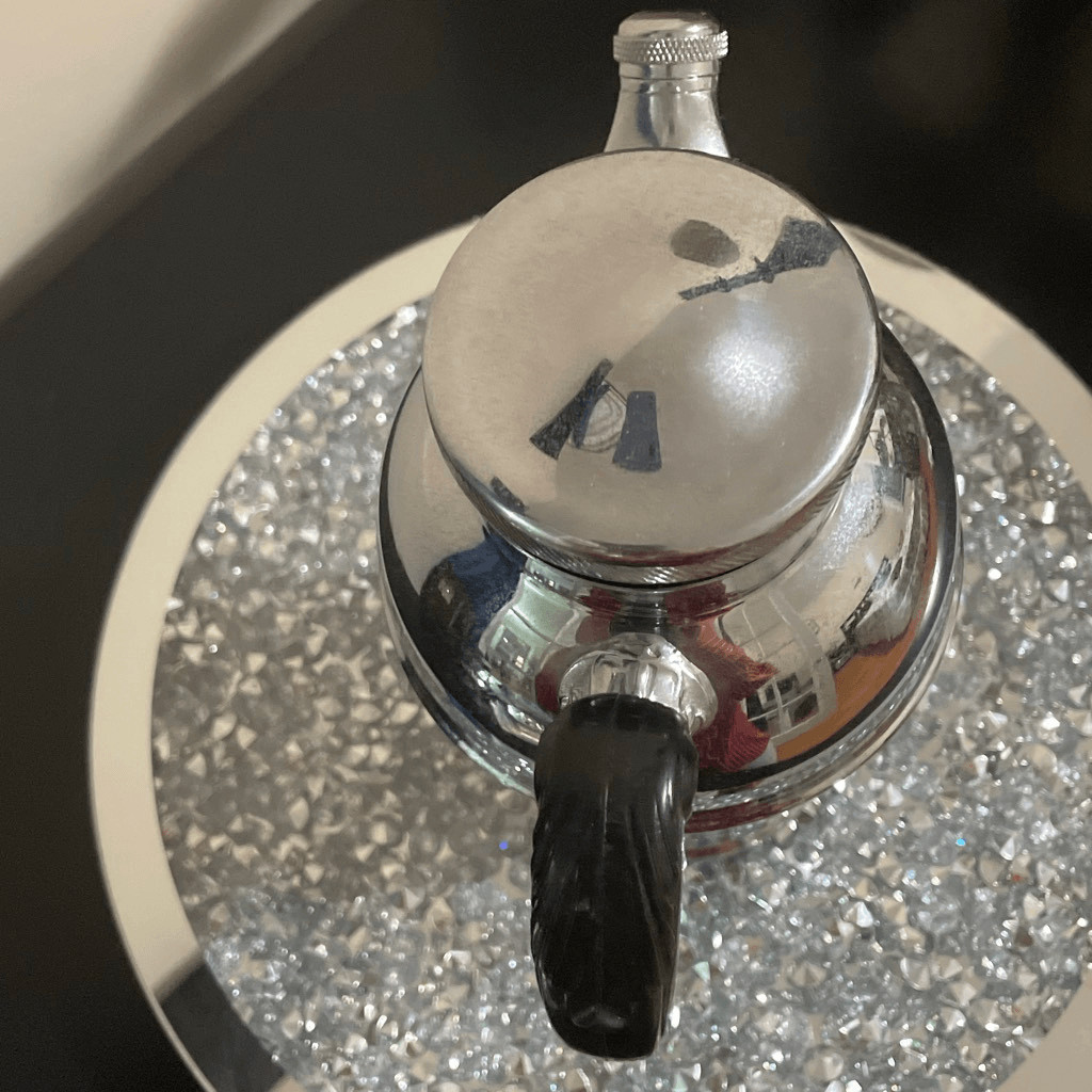 Vintage Art Deco Krome-Kraft Farber Bros NY Hammered Chrome Cocktail Pitcher