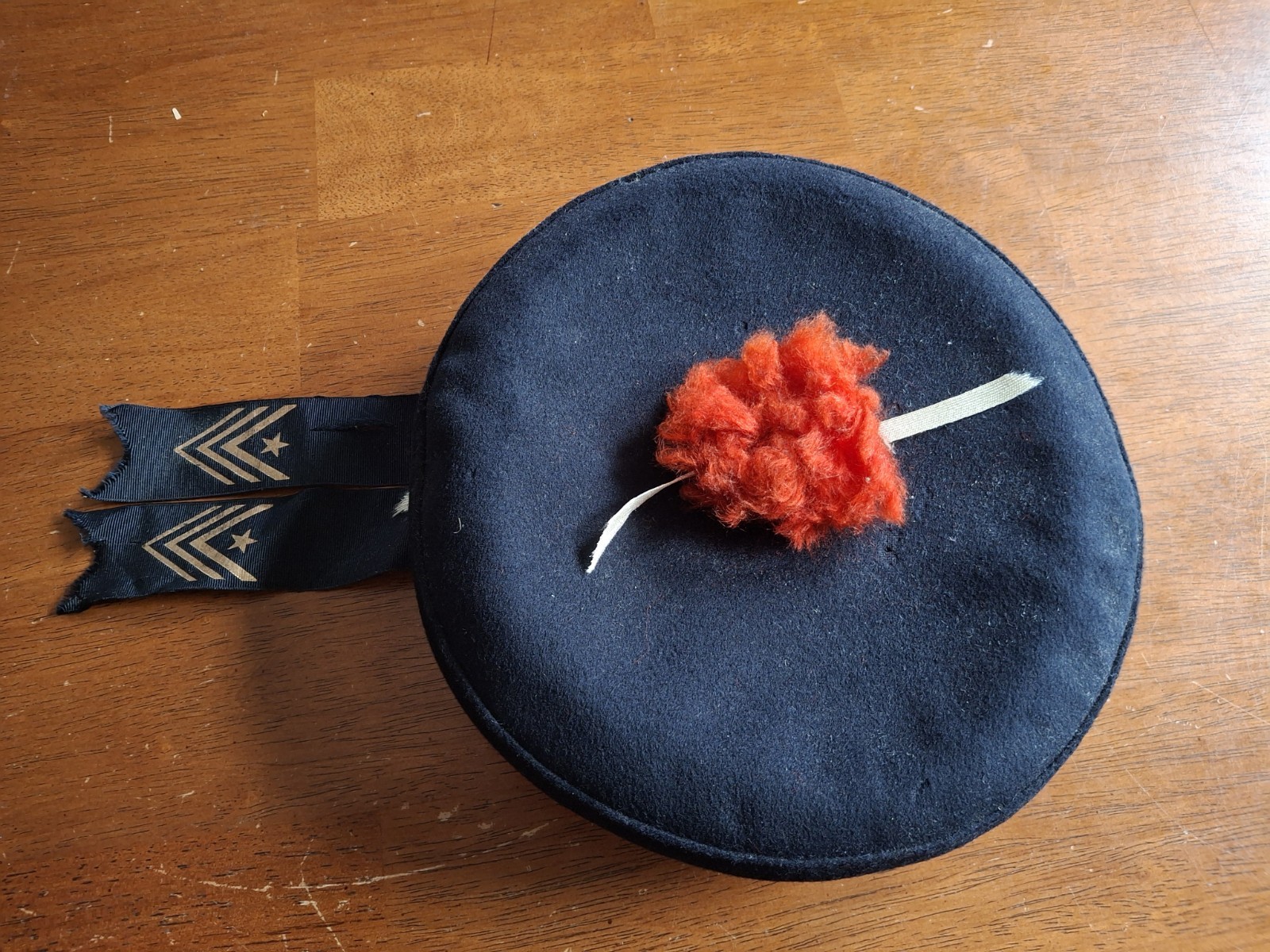 Vintage French Mariners Sailor Cap Hat from Duguay Trouin Paris France Navy