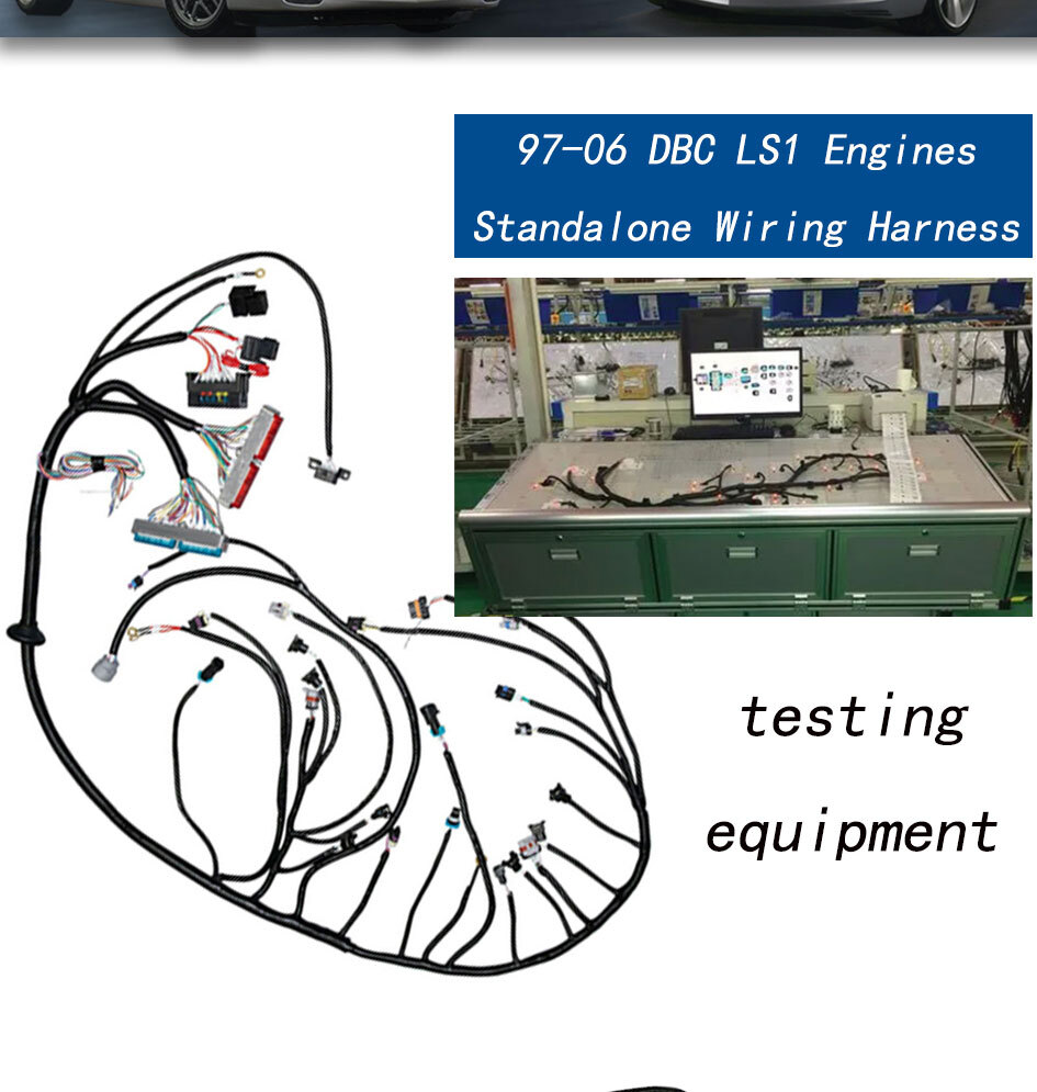 LS1 4L60E Stand Alone Harness For LS SWAP 4.8 5.3 6.0 97-06 Drive by Cable DBC