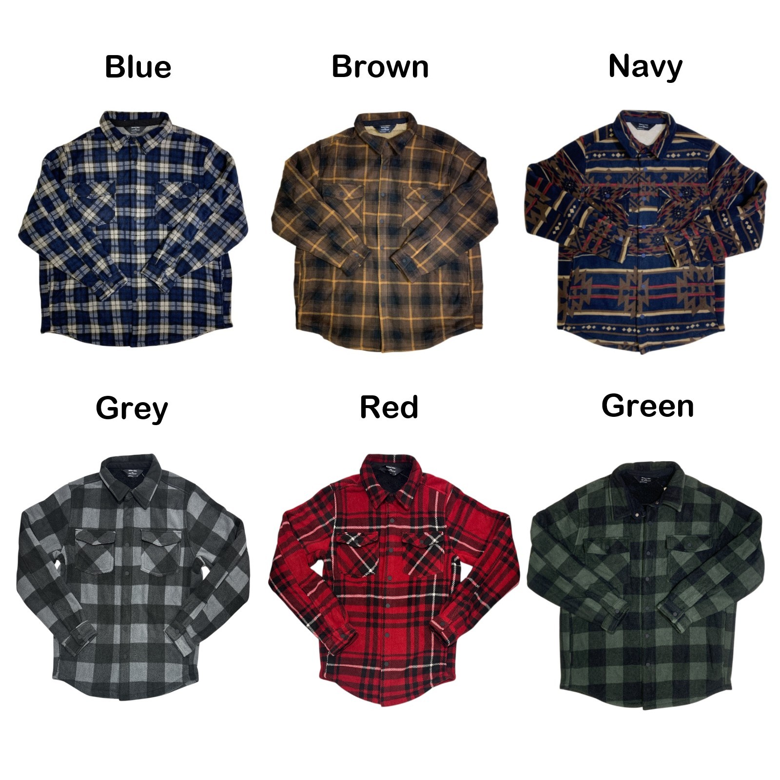 Member's Mark Men's Fleece Shacket, Sherpa Lined with Side Pockets