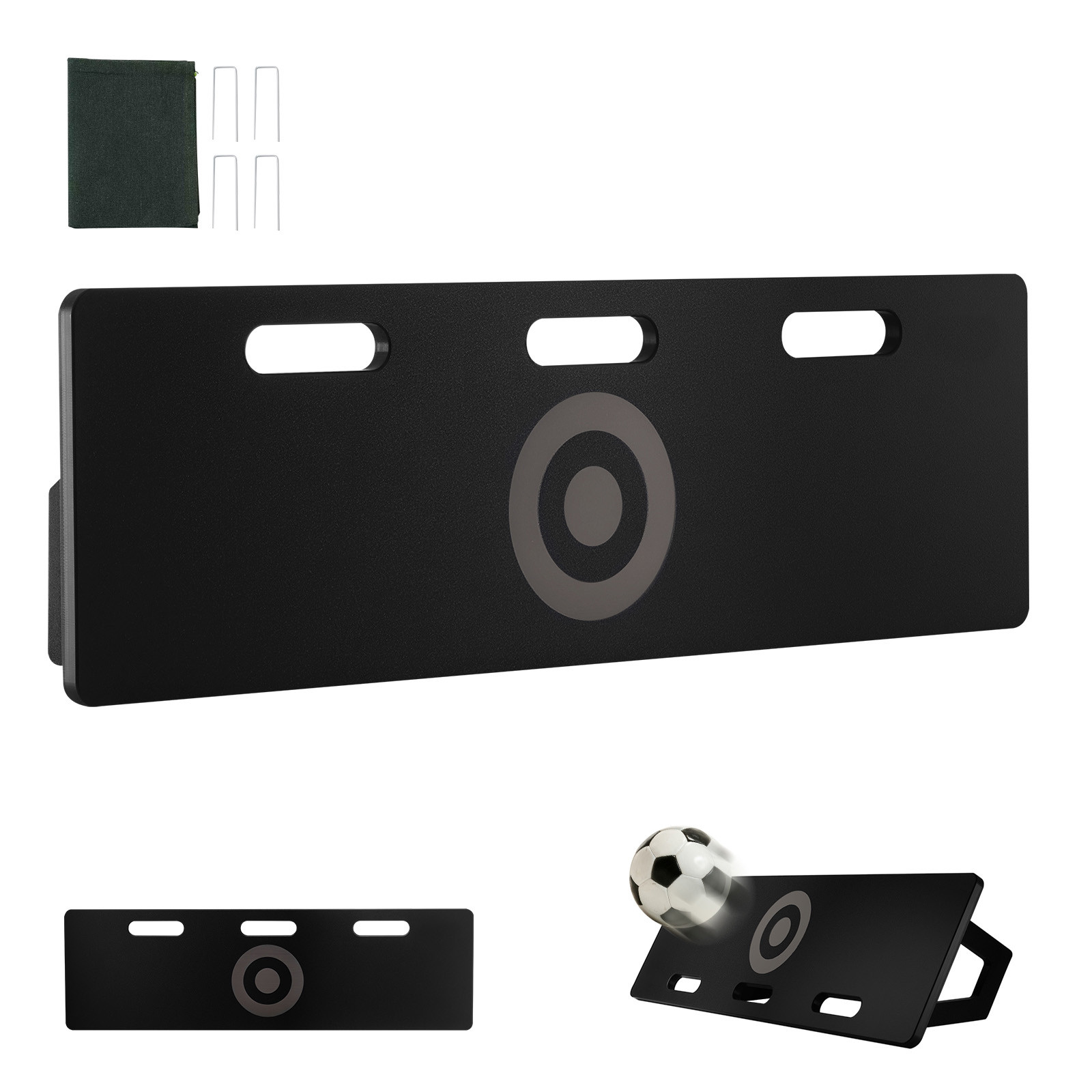 Uimoso 40"X12" Soccer Rebounder Board Portable Soccer Wall with 2 Angles Rebound