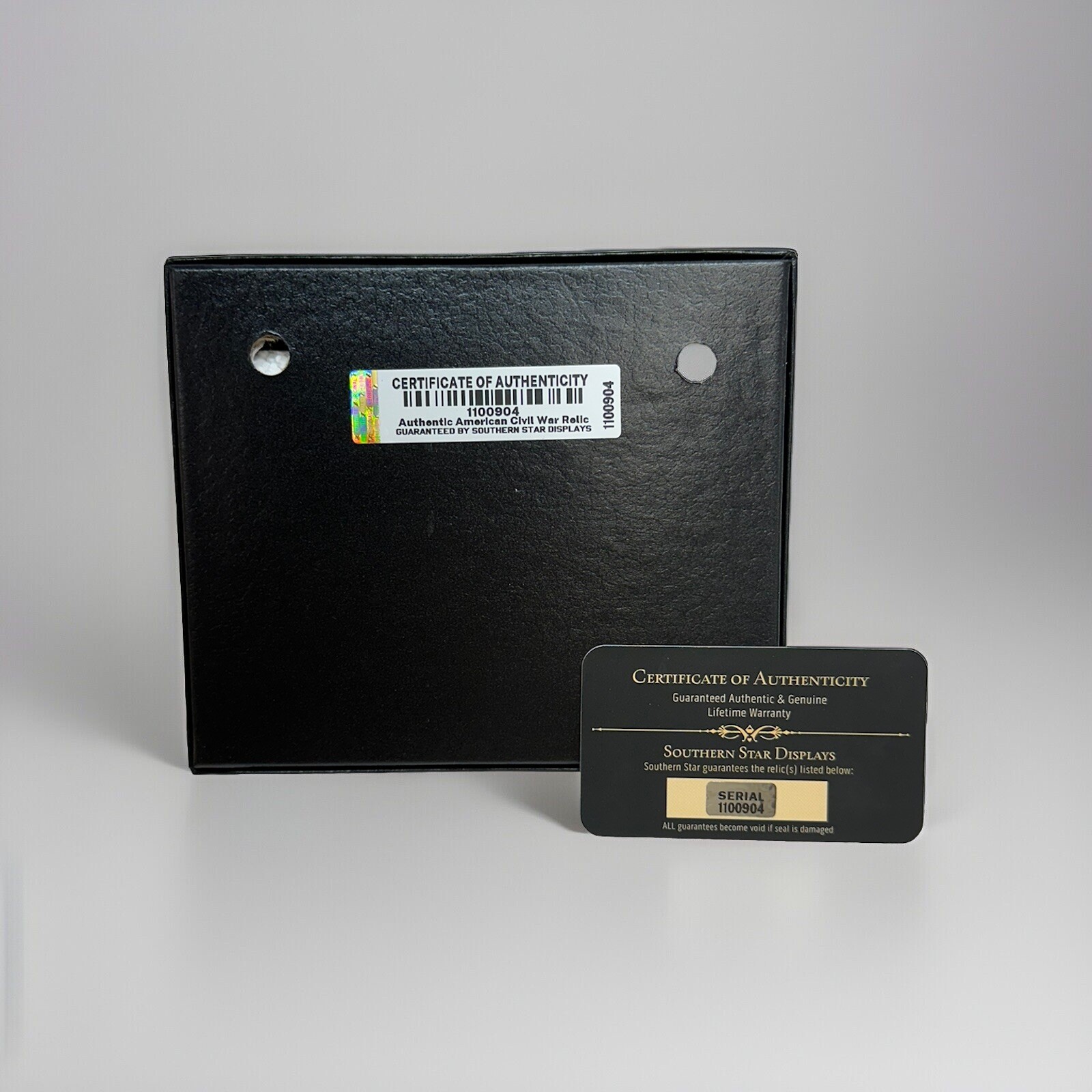 American Civil War Starter Collection Bullets in Display Case (5 Piece) with COA