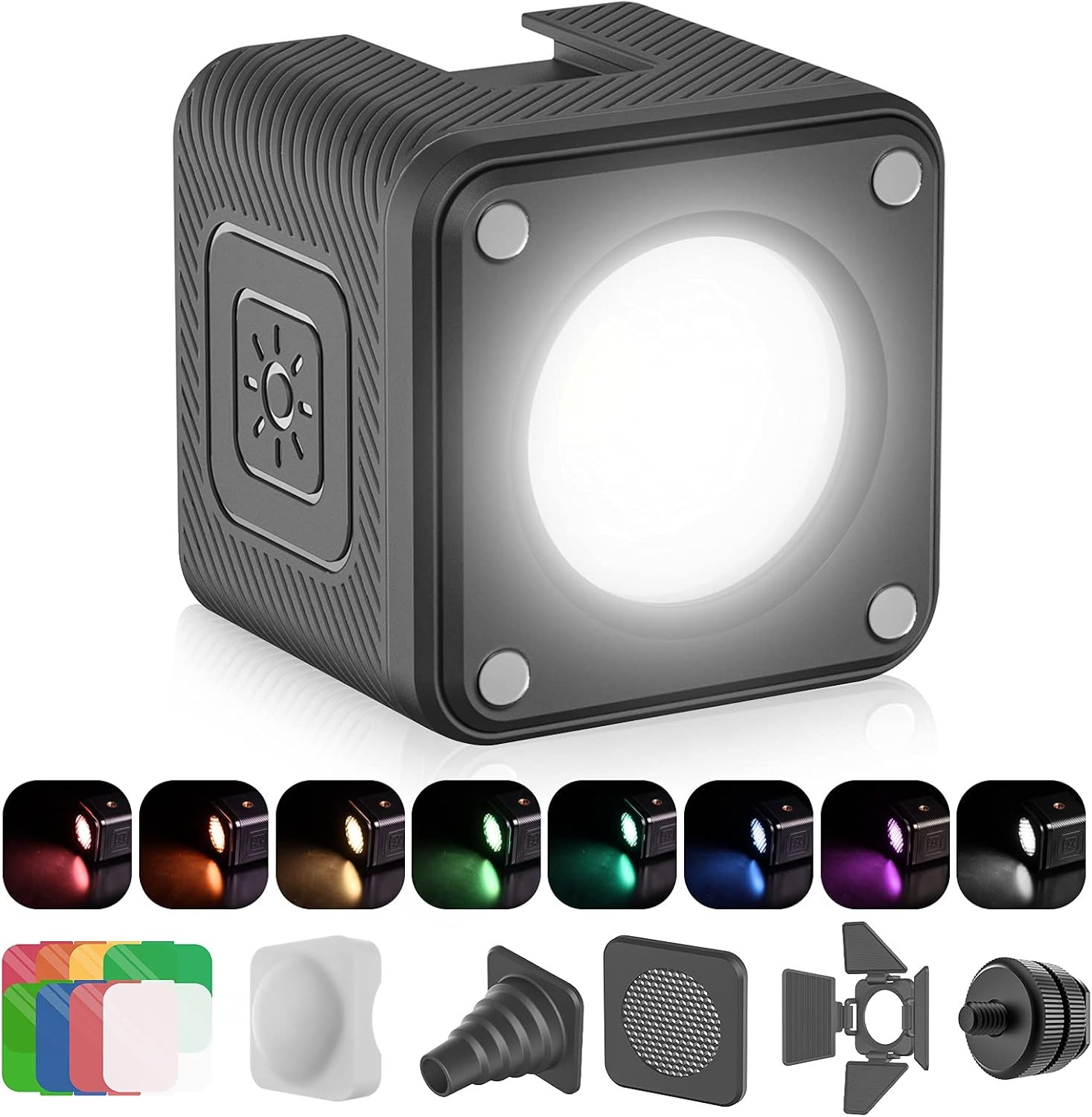 ULANZI LED Video Light Waterproof IP68 Camera fill Lighting Kit Cube Dimmable