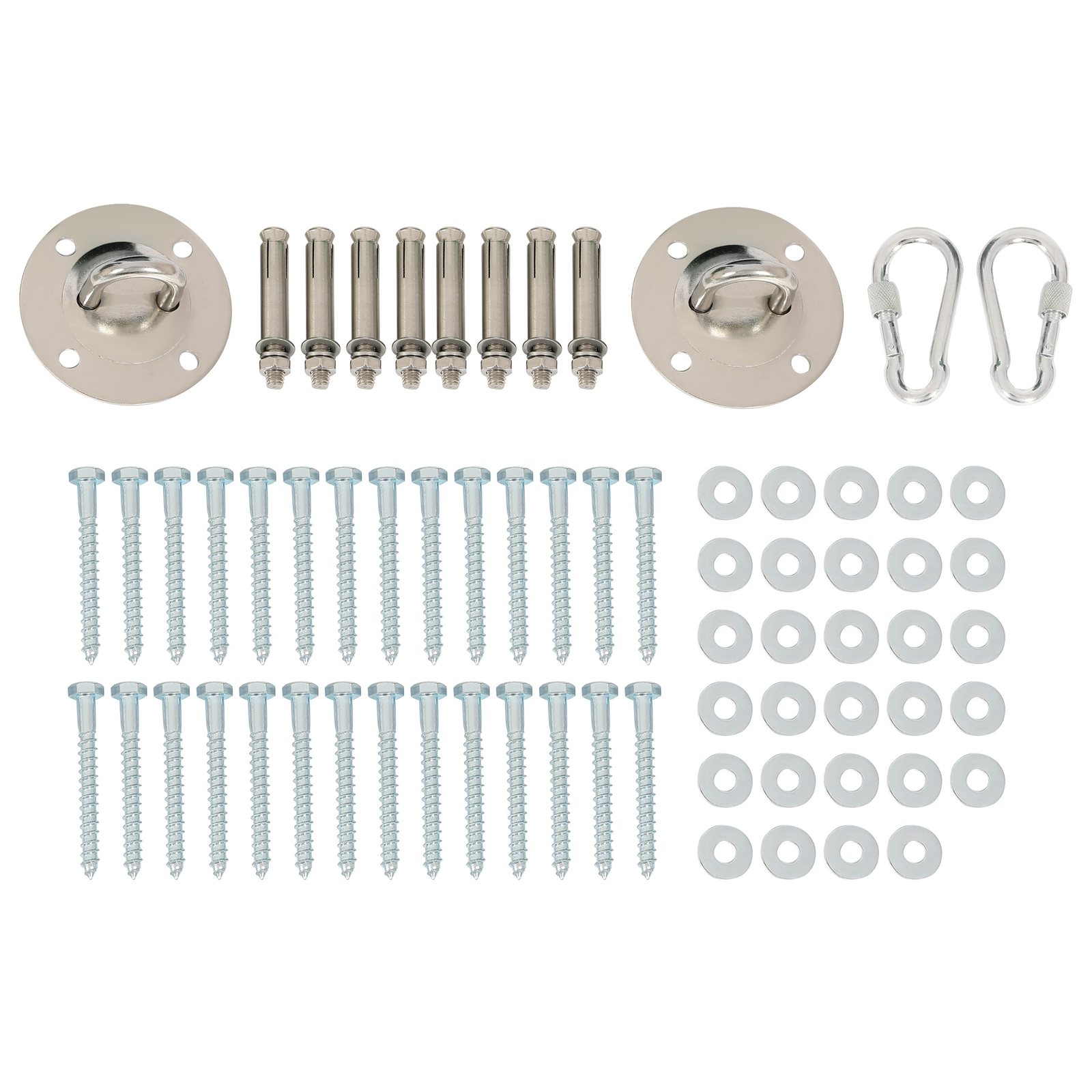 2 Brackets 1-2-3 A-Frame Swing Set Green Powder-Coated Heavy Duty Steel