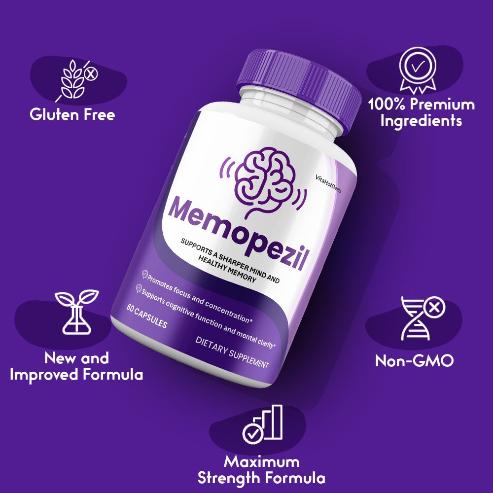 Memopezil Capsules, Max Strength, Memo Pezil for Clarity and Health (10 Pack)