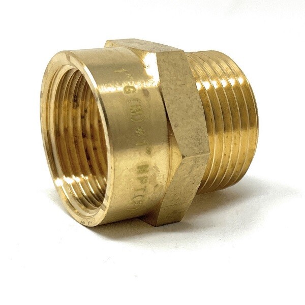 G Thread (Metric BSPP) Male to NPT Female Adapter - Lead-Free (1" x 1")
