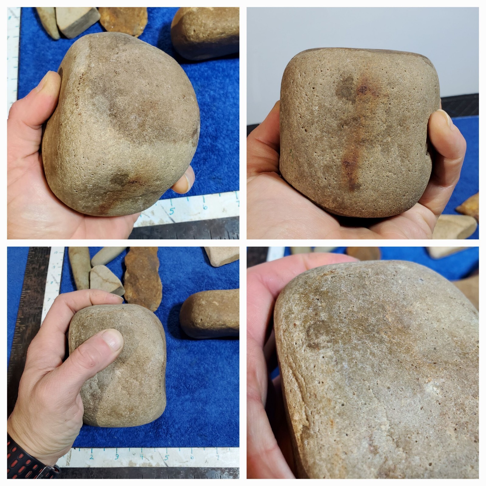 Indian Artifacts Polished Tools, Hammer Stones Bola Primitive Point Pennsylvania