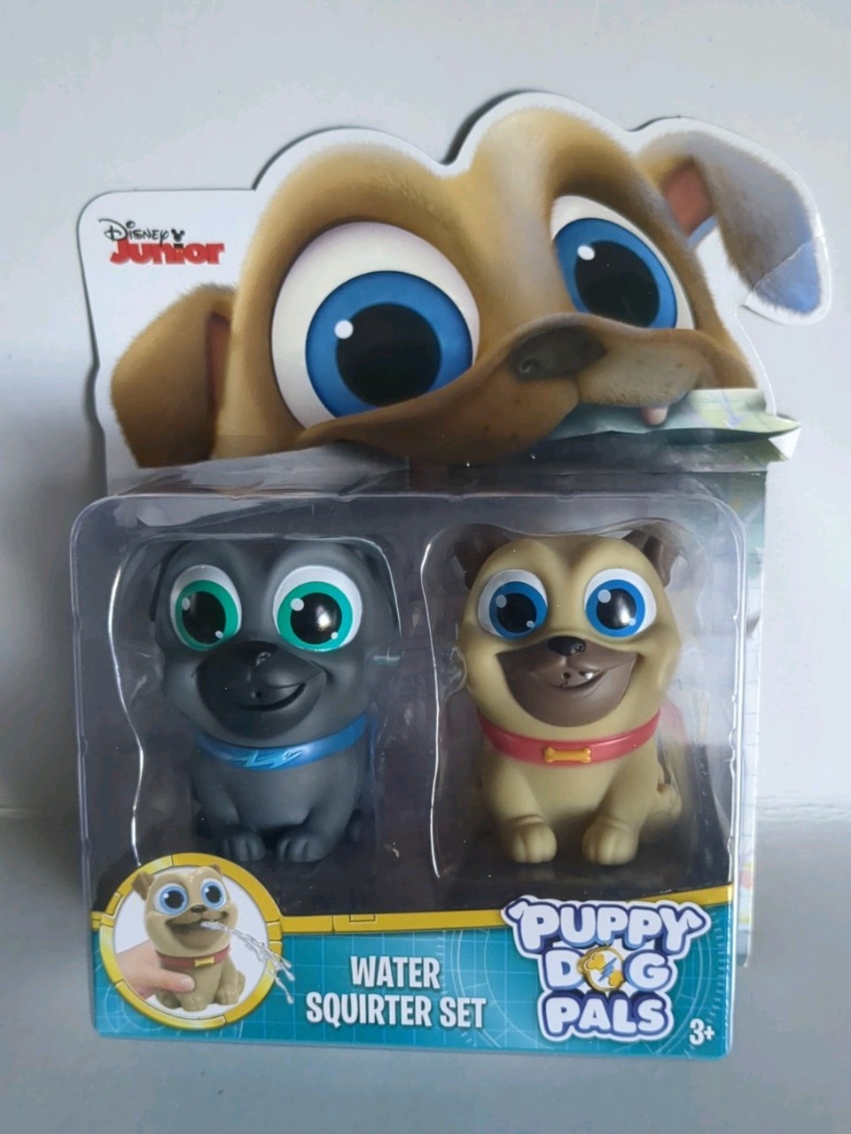 Disney Junior PUPPY DOG PALS Water Squirter Set with ROLLY and BINGO Brand New