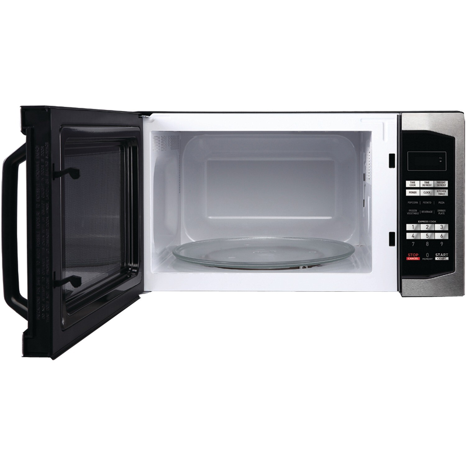Magic Chef MCM1611ST 1.6 Cubic-ft Countertop Microwave (Stainless Steel) (Sil...