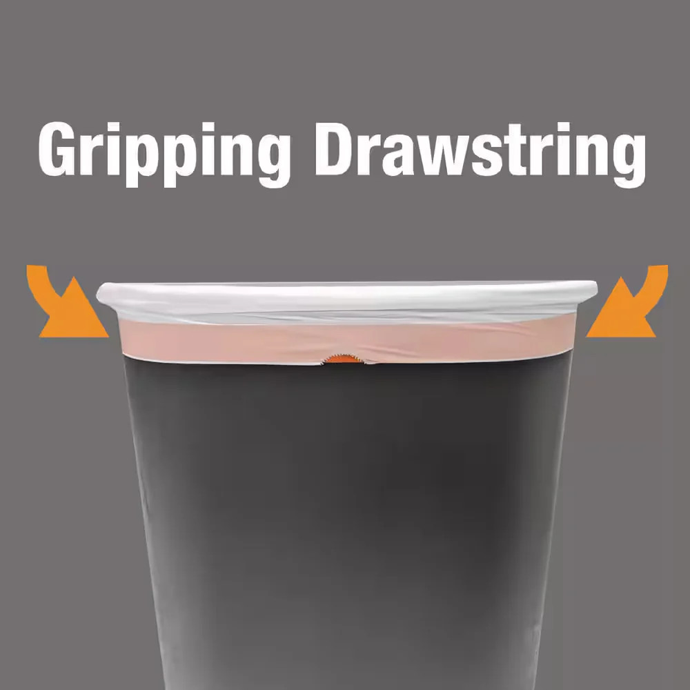 13 Gallon Fresh Scent Tall Kitchen Trash Bags with Drawstring, 200-Count