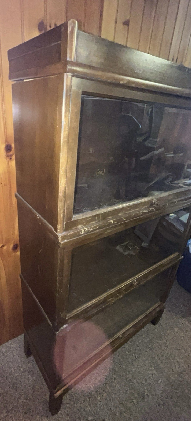 Vintage Hale Herkimer N.Y. barrister /lawyer Bookcase 3 Stack