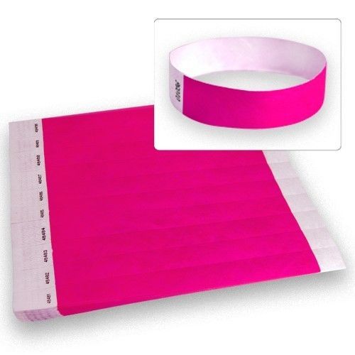 100ct, 500ct or 1000ct-3/4" Tyvek Armbands - Choose Your Color-Clubs,Events,Bars