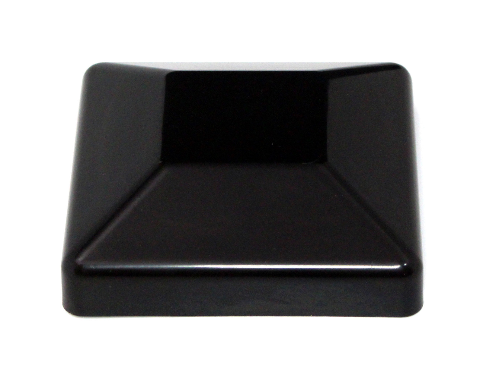 Plastic Fence Post Black Caps 4X4 (3 5/8") Bulk Pack DISCOUNTS + FREE SHIPPING